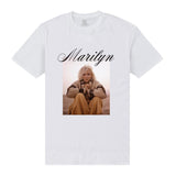 Marylin Monroe Photo White T-Shirt