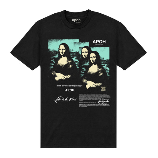 APOH Multi Mona Lisa Black T-Shirt