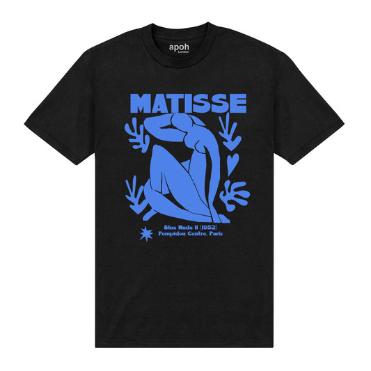 APOH Matisse Blue Nude Black T-Shirt