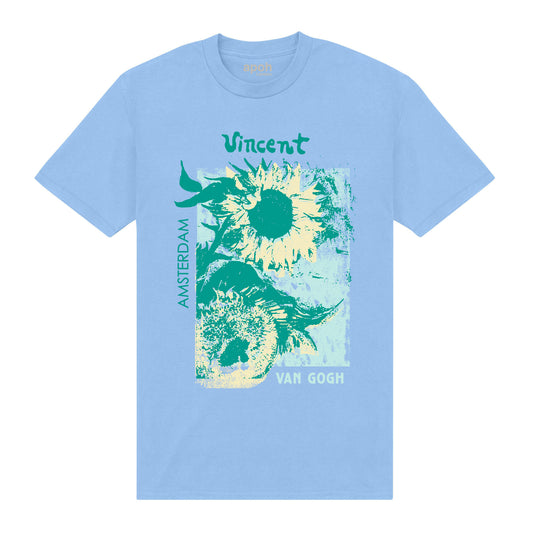 APOH Van Gogh Sunflowers Light Blue T-Shirt