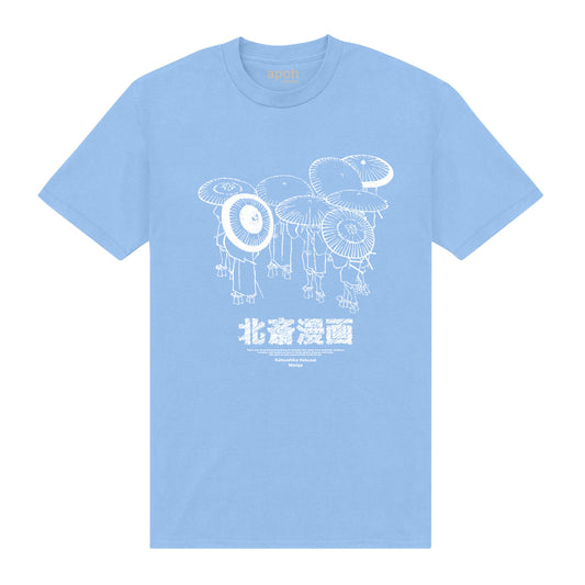 APOH Hokusai Manga Light Blue T-Shirt