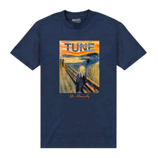 APOH Munch Scream Tune Navy T-Shirt