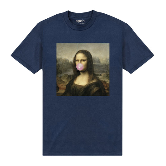 APOH Mona Lisa Bubble Navy T-Shirt