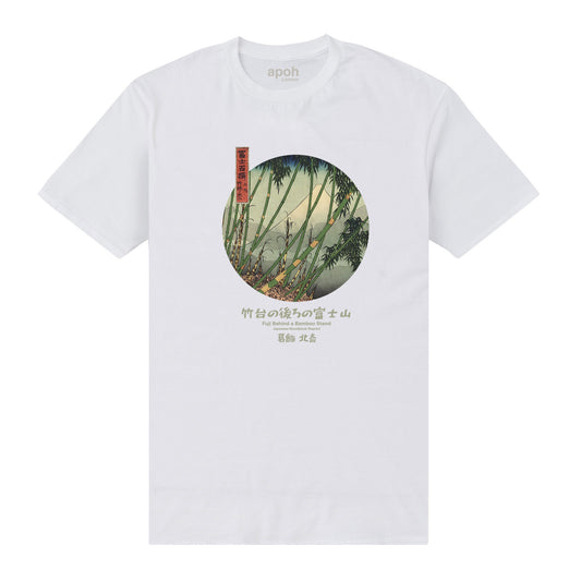 APOH Hokusai Fuji Bamboo White T-Shirt