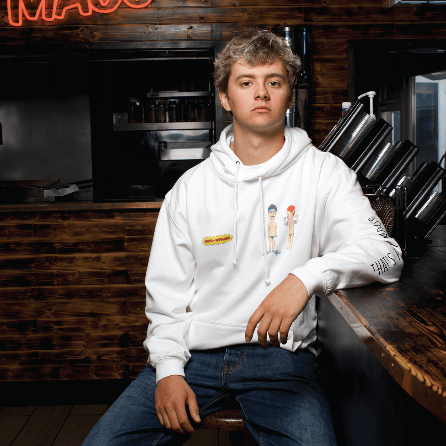 Beavis and Butthead That s Pretty Bad Ass Hoodie Park London