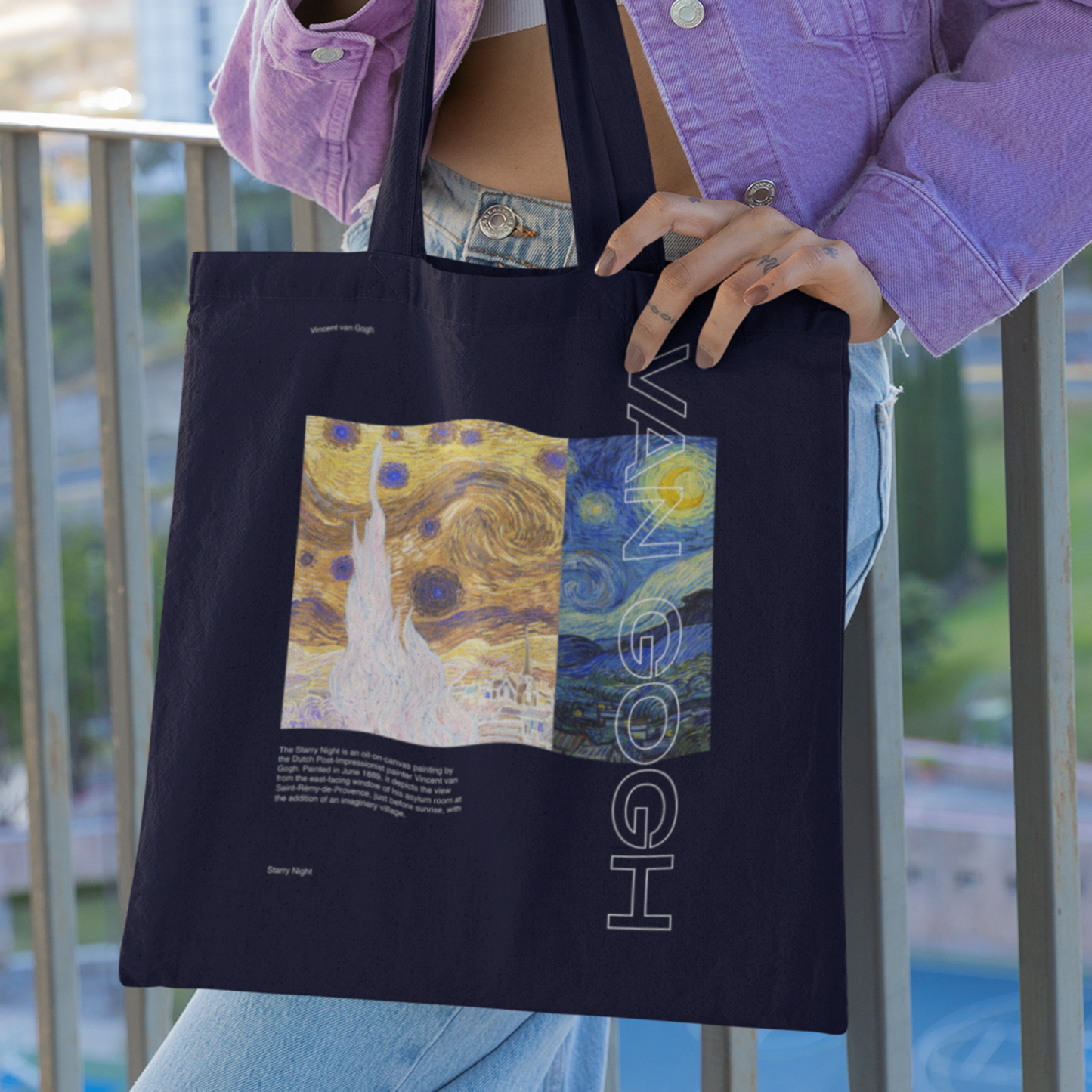 Van gogh 2025 tote bag