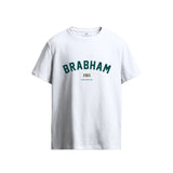 Brabham Curved Logo White Tee