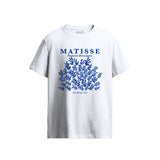 Henri Matisse Blue Papiers Découpés White T-Shirt