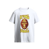 King Kong Titan Face Graphic White T-Shirt