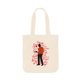 Natural Printed Bag Front