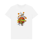 White Printed T-shirt Front