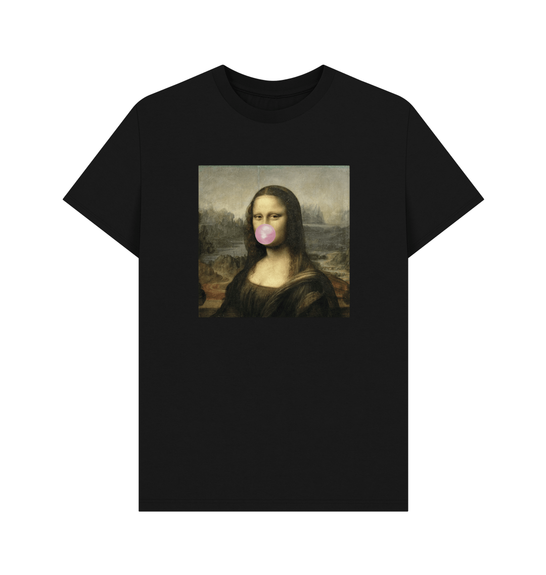 Black Printed T-shirt Front