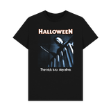 Black Printed T-shirt Front