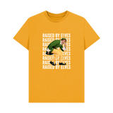Mustard Printed T-shirt Front