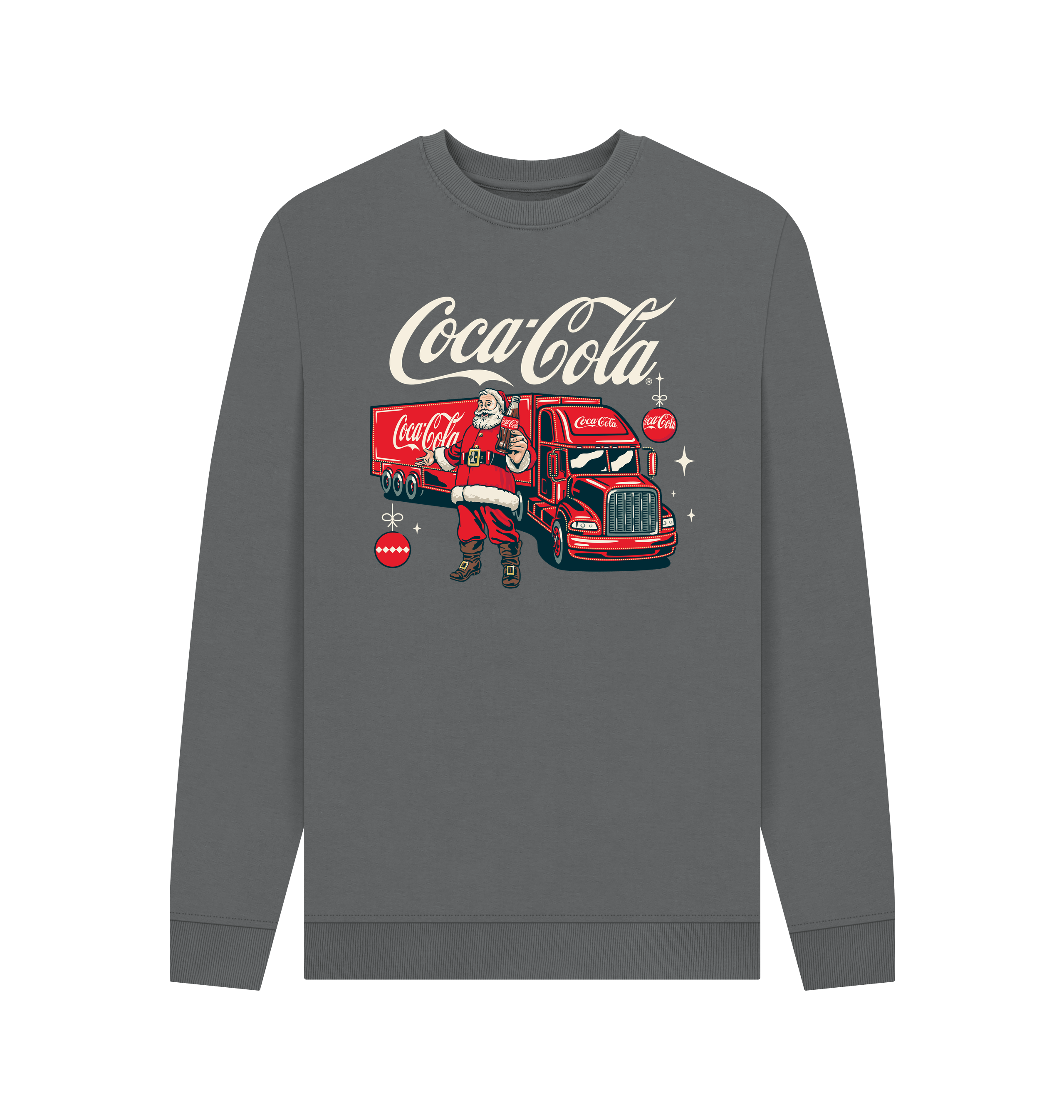 Slate Grey Printed Sweater