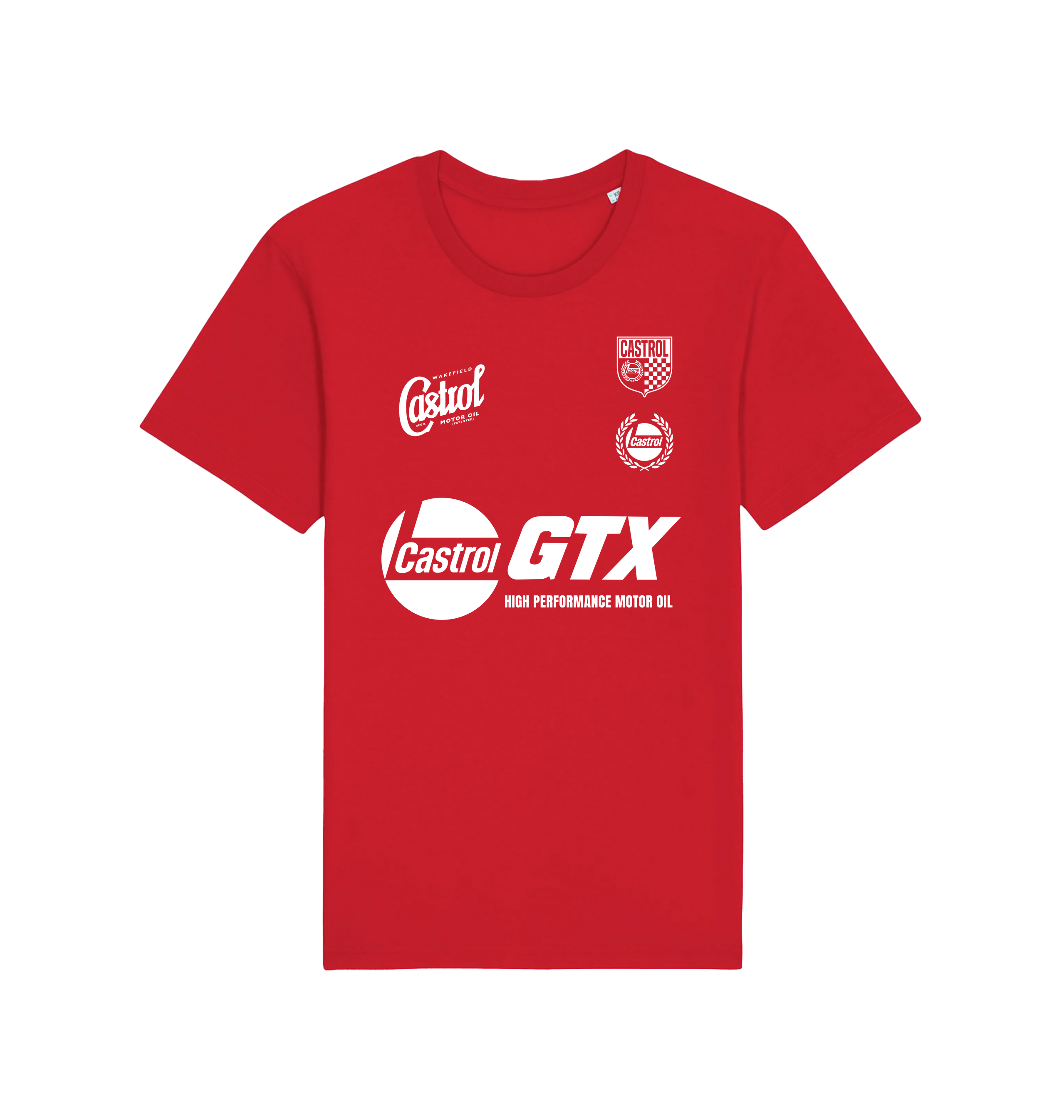 Red Printed T-shirt Front