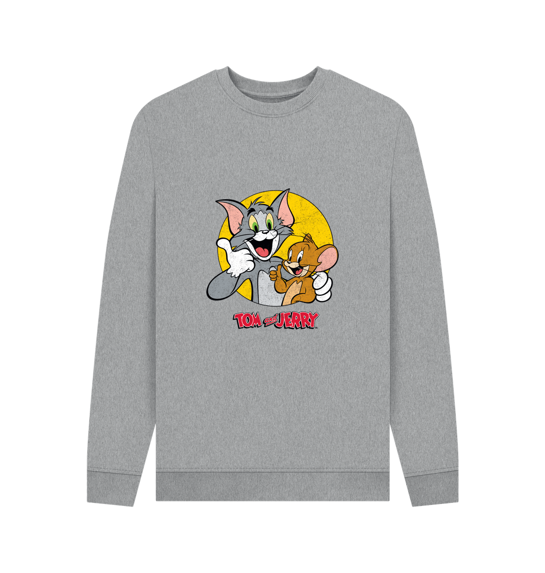 Light Heather Printed Sweater
