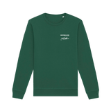 Bottle Green Printed Sweater Front