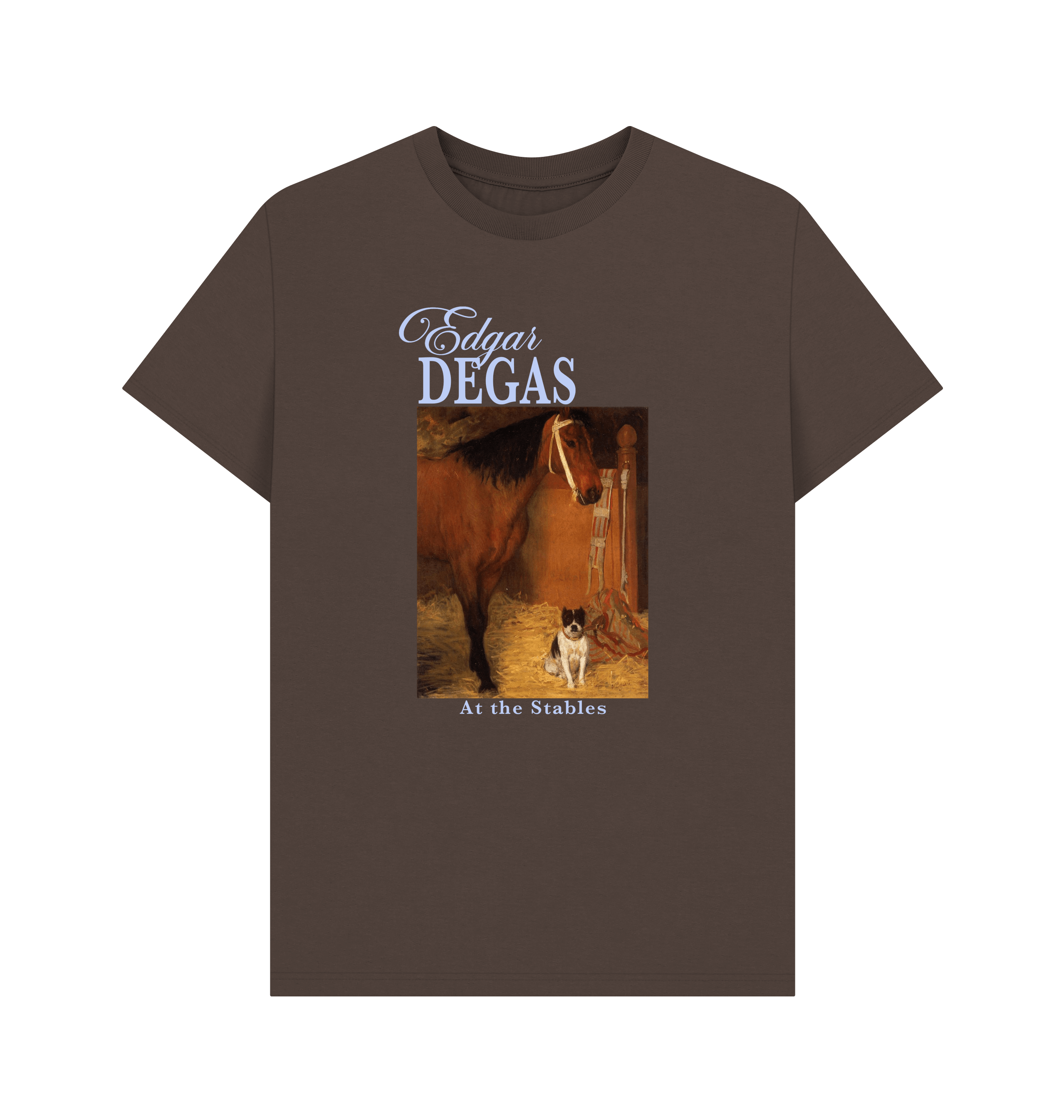 Chocolate Printed T-shirt Front