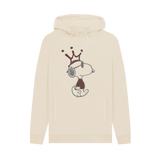 Oat Printed Hoody Front