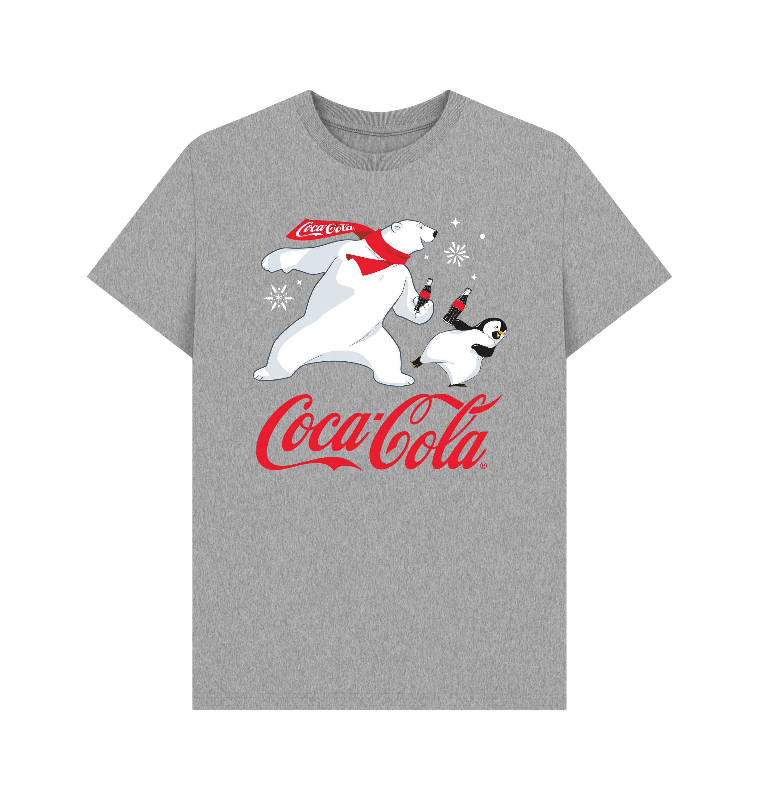 Athletic Grey Printed T-shirt