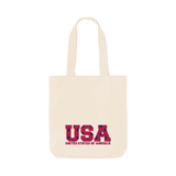 Natural Printed Bag Front