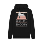 Black Printed Hoody Front