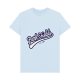 Sky Blue Printed T-shirt