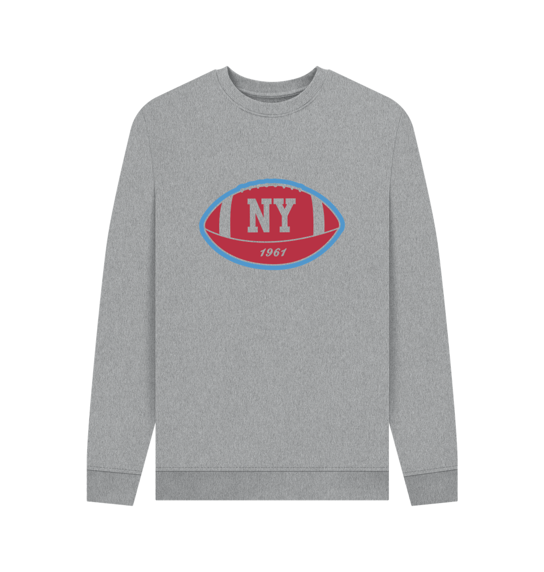 Light Heather Printed Sweater Front