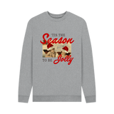 Light Heather Printed Sweater Front