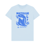 Sky Blue Printed T-shirt Front
