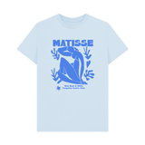 Sky Blue Printed T-shirt Front