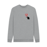 Light Heather Printed Sweater Front