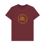 Red Wine Printed T-shirt Front