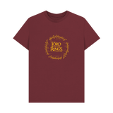 Red Wine Printed T-shirt Front