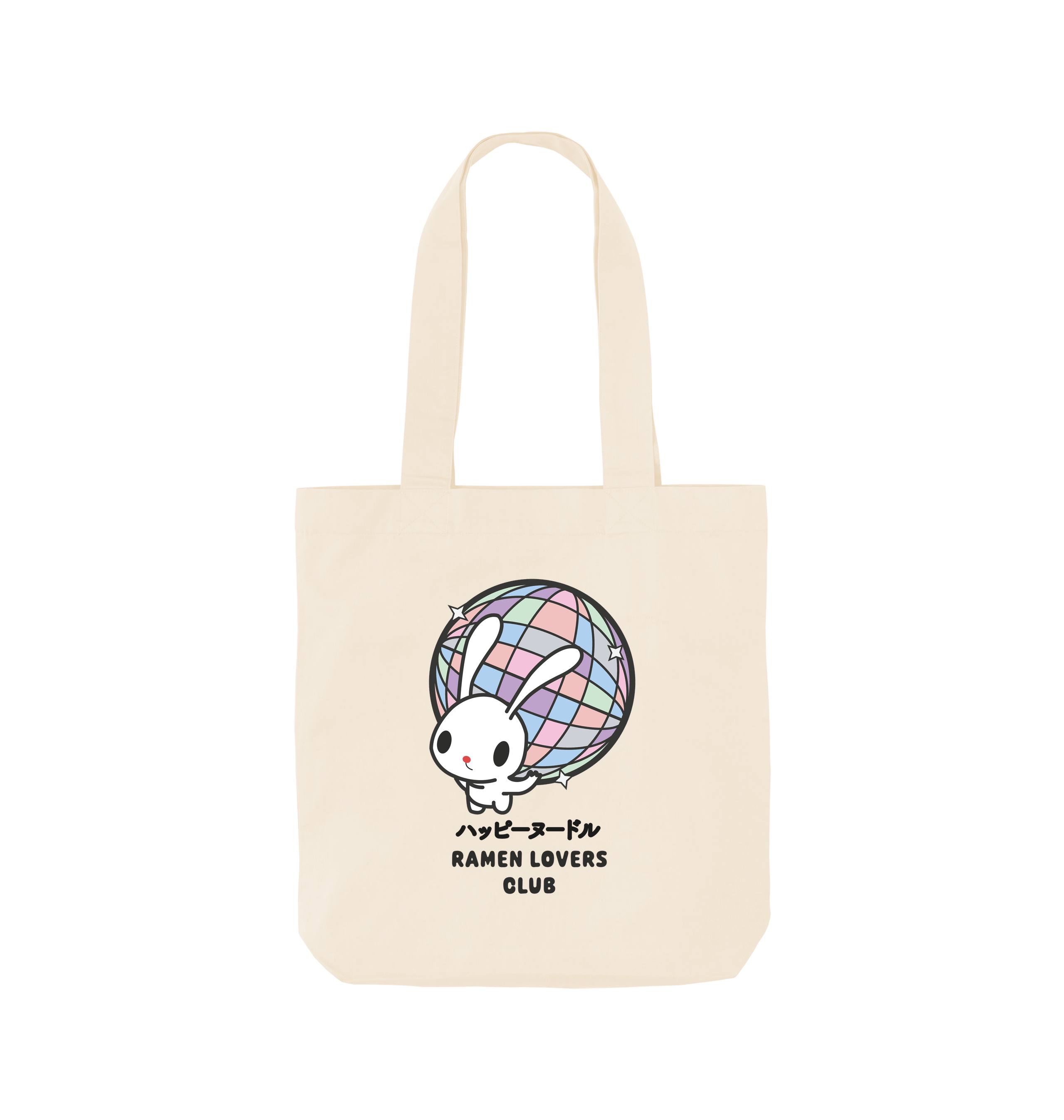 Natural Printed Bag Front