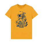 Mustard Printed T-shirt Front