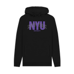 Black Printed Hoody Front