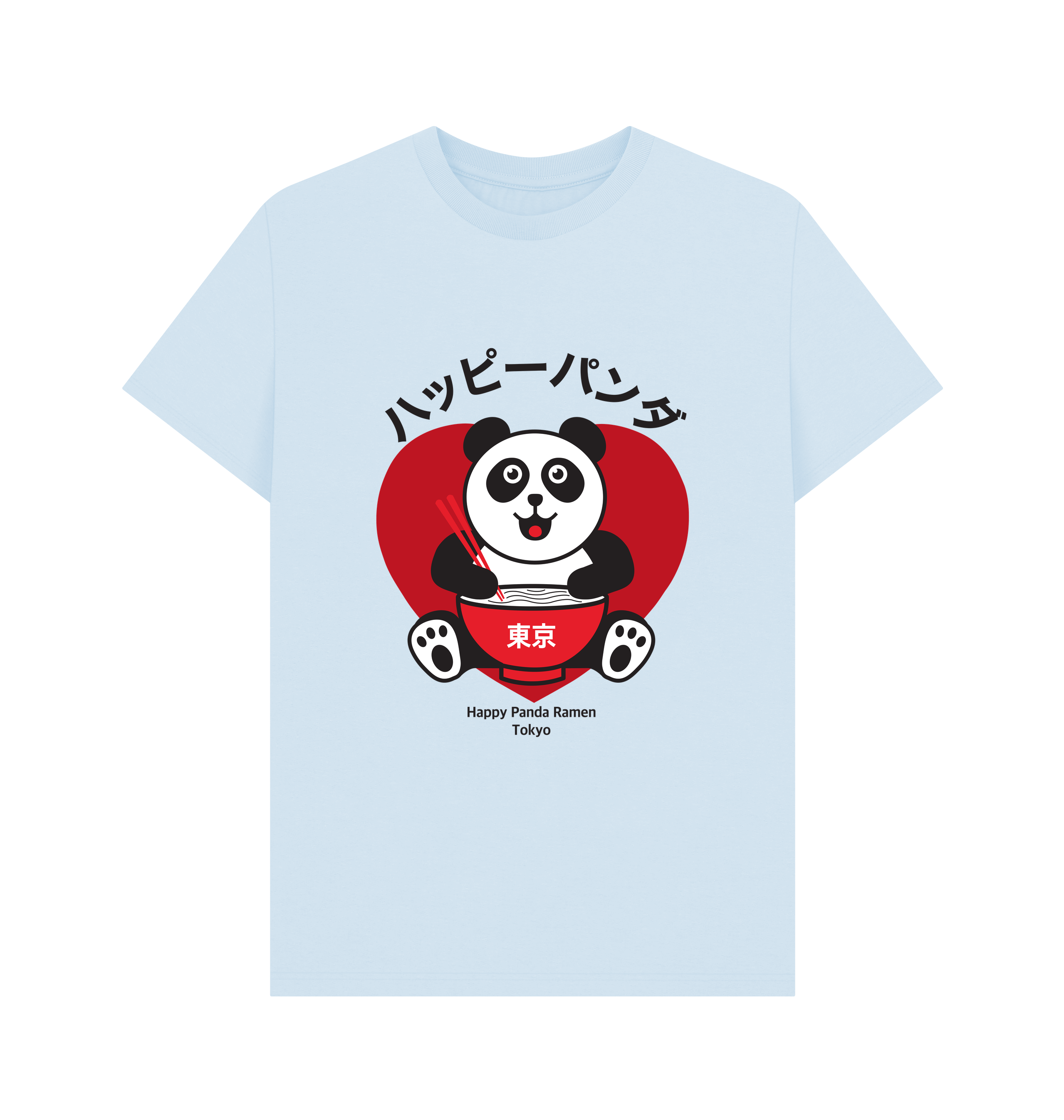 Sky Blue Printed T-shirt