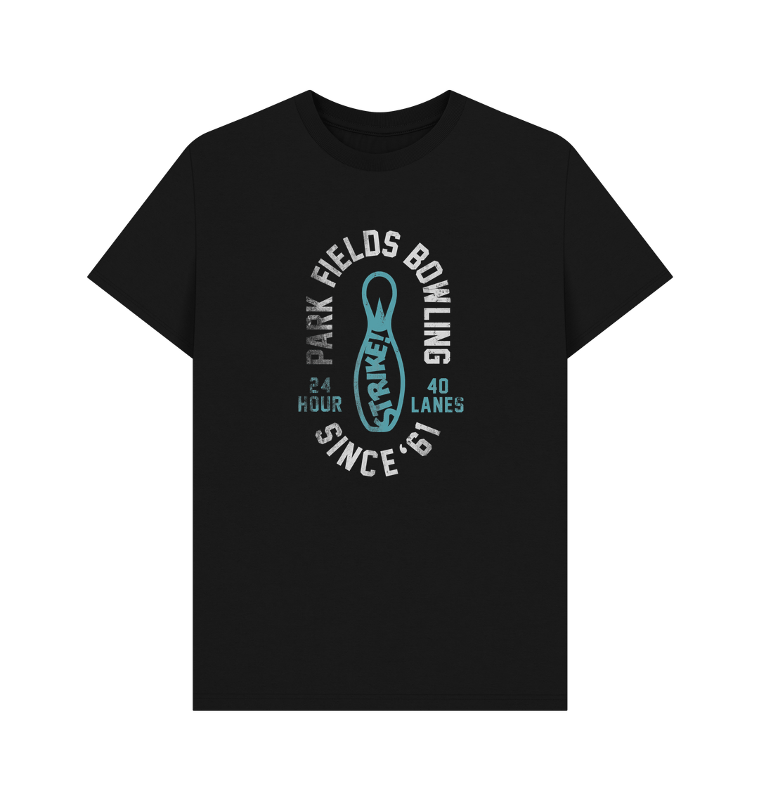 Black Printed T-shirt Front