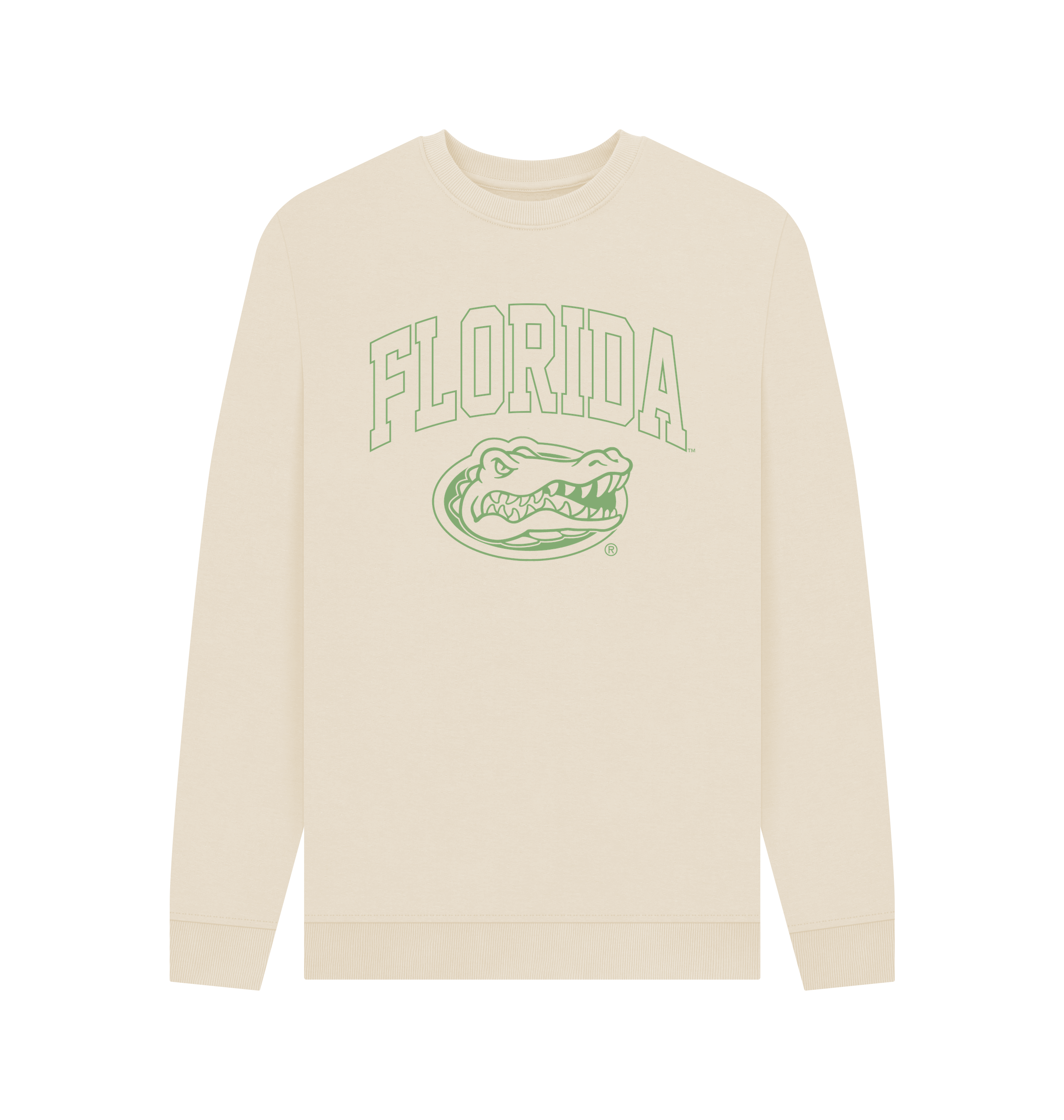 Oat Printed Sweater Front