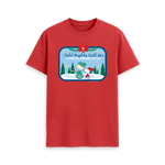 Red Printed T-shirt Front