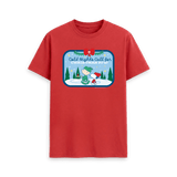 Red Printed T-shirt Front