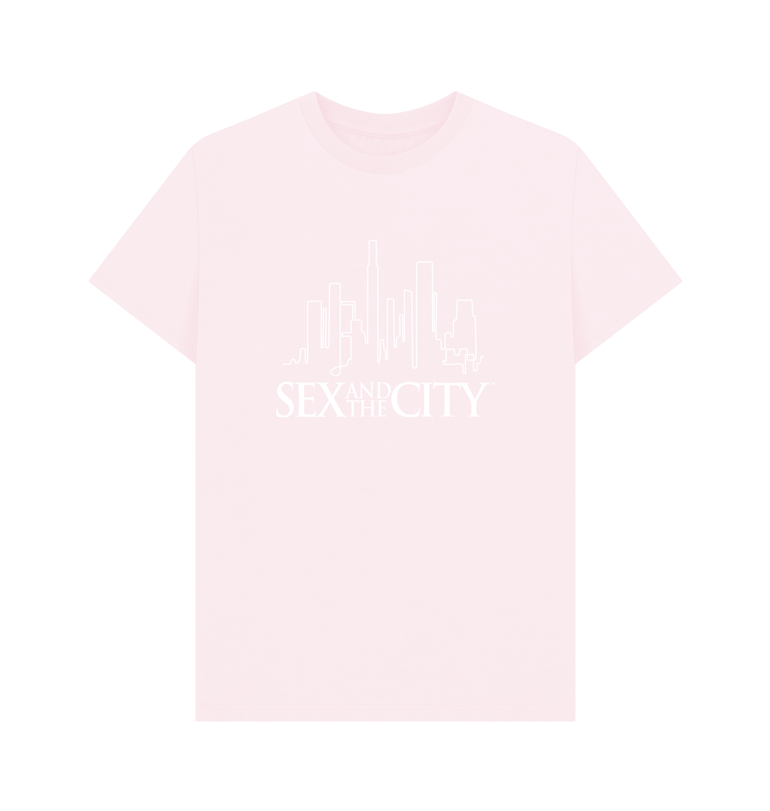 Pink Printed T-shirt Front