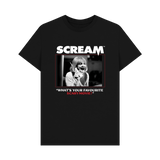 Black Printed T-shirt Front