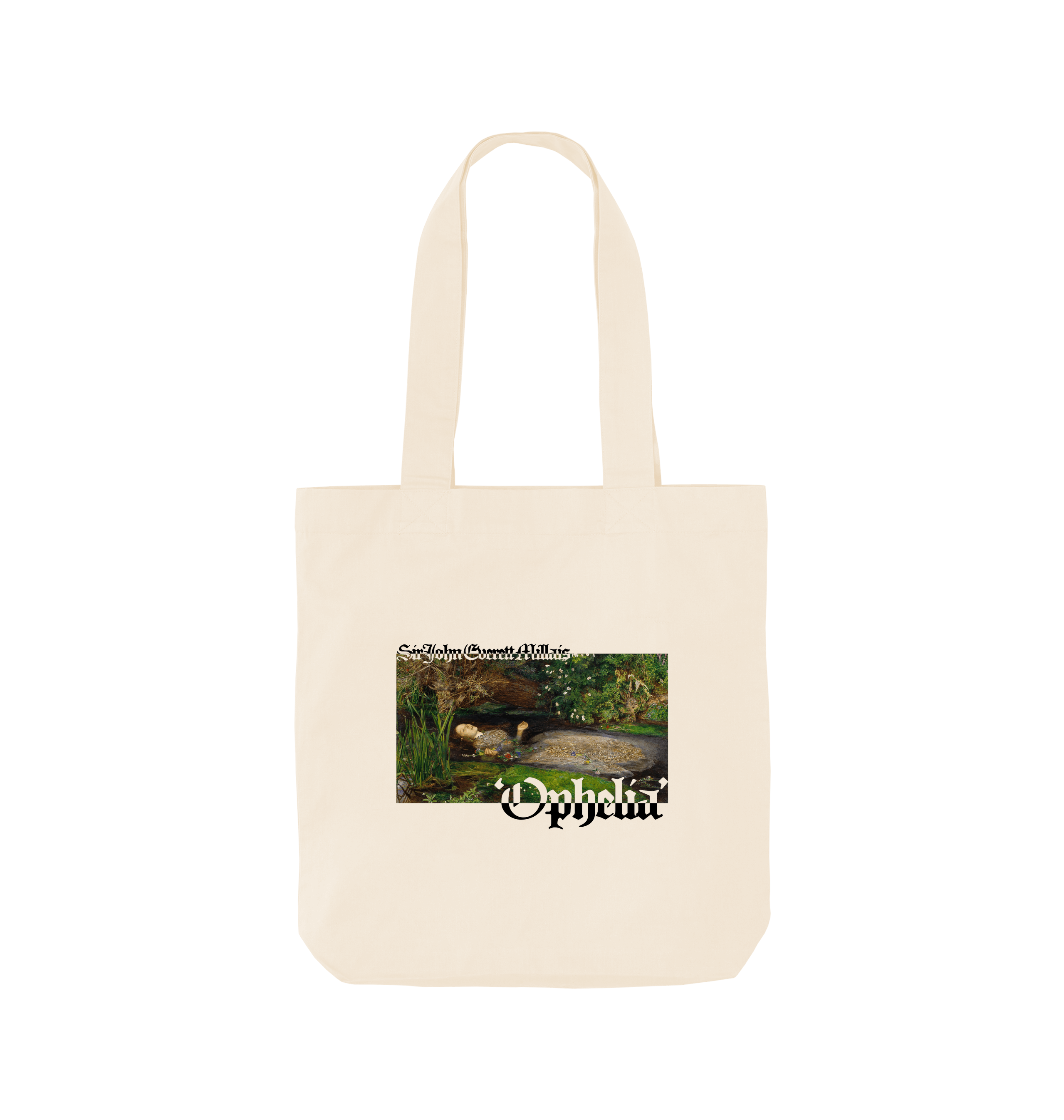 Natural Printed Bag Front