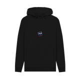 Black Printed Hoody