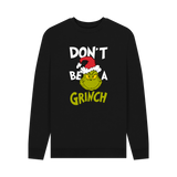 Black Printed Sweater Front