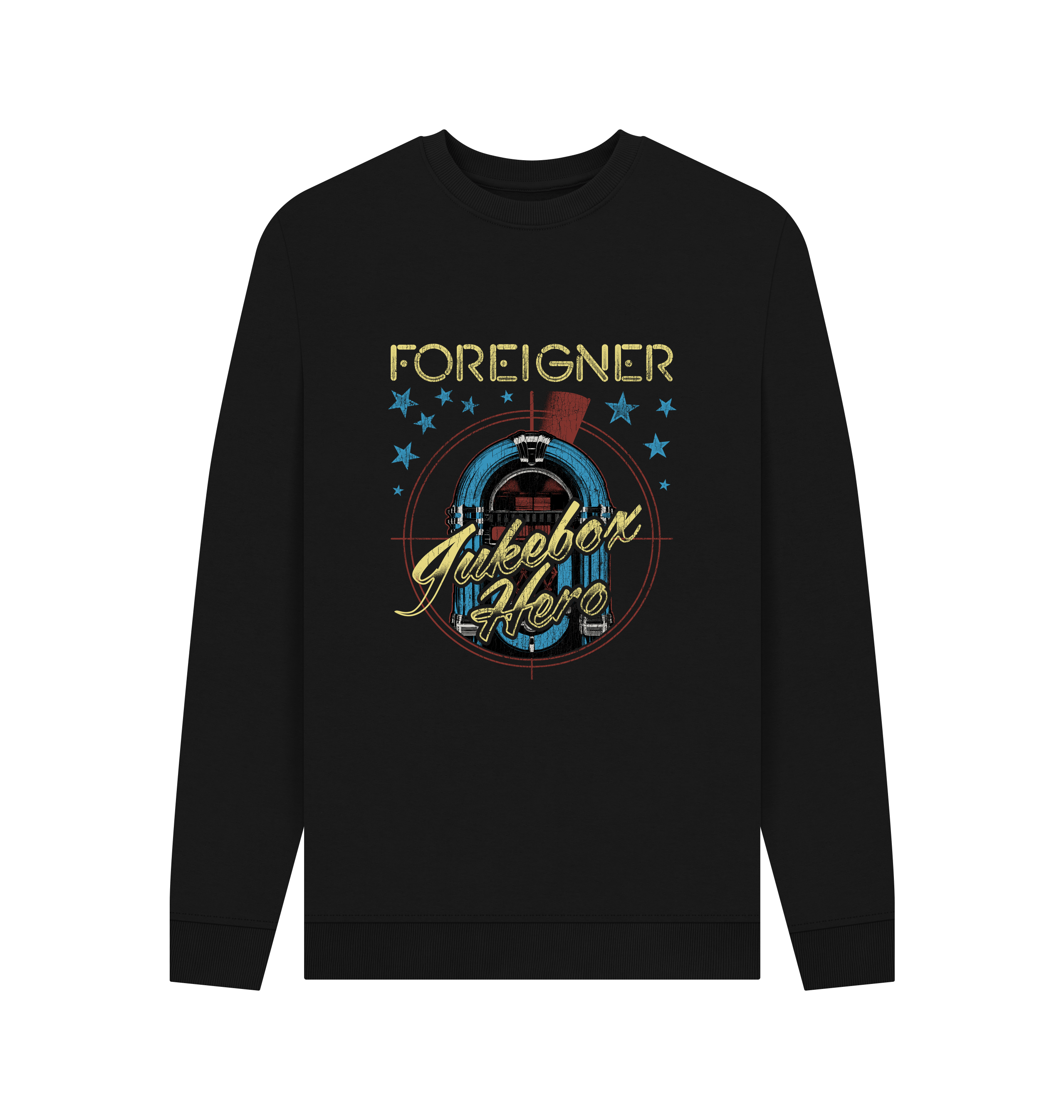 Black Printed Sweater