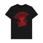 Black Printed T-shirt Front